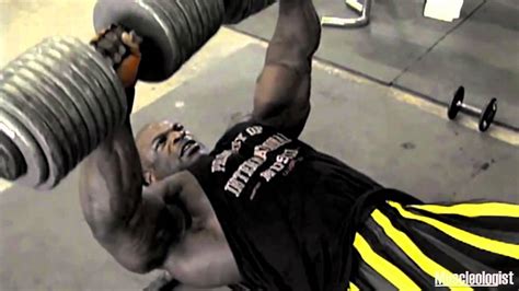 Onto the bench, Coleman hit 495 pounds for five. . Ronnie coleman max bench